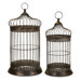 2 Piece Byzantine Dome Birdcage Set in Antique Gold