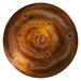 Lacquered Hebi Plate in Golden Orange Hue