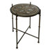 Medallion Glass Top Table