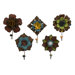 Caldwell Floral Coat Hook (Set of 5)