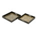 Jacobs Mother of Pearl Square Serving Tray (Set of 2)
