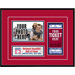 MLB My First Game Ticket Frame