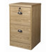 2 Drawer Wood File Cabinet, Letter