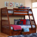 Weston Twin over Full Bunk Bed with Built-In Ladder and Storage