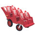 6 Passenger Never Flat "Fat Tire" Bye-Bye Buggy Tandem Stroller