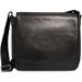 Soho Slim Messenger Bag in Black