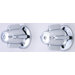 Volume Control Bath Valve Shower with 6" Centers