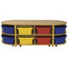 Four Piece Hollow Low Storage Island