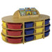 Five Piece Low Storage Island
