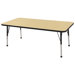 30x60 Rectangular Adjustable Activity Table in Maple