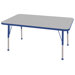 30" x 48" Rectangular Adjustable Activity Table in Gray