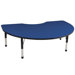 48'' x 72" Kidney Adjustable Activity Table