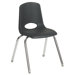 18" Plastic Stack Chair with Chrome Legs
