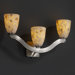 Alabaster Rocks Bend Three Light Wall Sconce