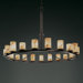 LumenAria Dakota 21 Light Chandelier with Additional Chain
