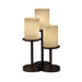Dakota Fusion Three Light Table Lamp