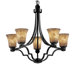 Alabaster Rocks Argyle 5 Light Chandelier