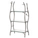 Sassafras 3-Tier Double Width Standing Glass Shelf
