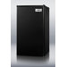 32" x 18.75" Refrigerator Freezer in Black