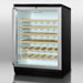 Wine Cellar with Full Length Towel Bar Handle in Black