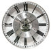 Paragon Wall Clock in Silver