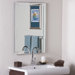 Frameless Zebra Mirror