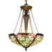Floral Nouveau Anemone 3 Light Inverted Pendant