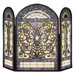 Ribbons and Flowers 3 Panel Fireplace Screen