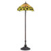 63" H Wicker Sunflower Floor Lamp
