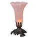 Victorian Pond Lily Accent Lamp in Pink