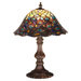 Tiffany Animals Nouveau Peacock Feather Accent Lamp