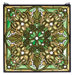 Victorian Lace Knotwork Stained Glass Window