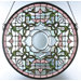 Tulip Bevel Medallion Stained Glass Window