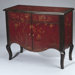 Console Cabinet in Red/Black