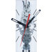 22" x 8" Large Moving Gear Wall Clock with Glass Cover