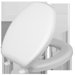 Magnolia Premium Soft Round Toilet Seat in White