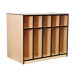 Double-Sided Locker with Top Cubbies