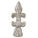 Fleur De Lis Ceramic Finial