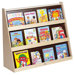 Book Display Unit with Rear Shelves