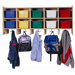 10 Section Wall Locker with Tray