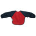 Long Sleeve Fleece Bib in Red