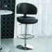 Adjustable Bar Stool in Black