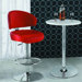 Adjustable Bar Stool in Red