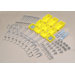 DuraHook 95 Pc Zinc Plated Steel Hook & Bin Assortment for DuraBoard (85 Asst Hooks & 10 Asst Bins)