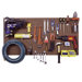 DuraHook 26 Pc Zinc Plated Steel Hook & Bin Assortment for DuraBoard (24 Asst Hooks & 2 Bins)