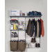 Storability 66 In. L x 63 In. H Garment Wall Mount Storage System with (2) Shop/Rag Bags, Boot Rack, (2) Wire Shelves, (2) Wire Baskets, (2) Steel Shelves & Hardware