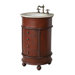 Mars 22" Bathroom Vanity in Light Brown with Marble Top