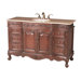 Princeton 56" Bathroom Vanity with Marble Top