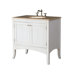 Alyssa 36" Bathroom Vanity Set in White