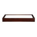 Blox 48" Wall Console with Open Top in Dark Walnut